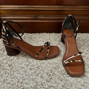 Franco Sarto Womens Sandal Cheetah 7.5